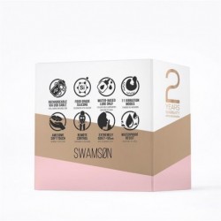 Swamson Anillo Estimulador Silicona Recargable USB Púrpura