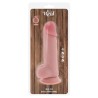GET REAL - PENE REALÍSTICO DELUXE CON TESTÍCULOS EXTRA GRUESO 34.5 CM