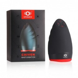 Chiven Masturbador Masculino Efecto Calor Silicona Liquida Negro