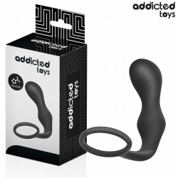 ADDICTED TOYS - PLUG ANAL CON ANILLO SILICONA MODELO 3