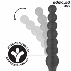 ADDICTED TOYS - MASAJEADOR ANAL DOBLE SILICONA 24 CM