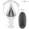 INTENSE - PLUG ANAL 10 VIBRACIONES METAL CON CONTROL REMOTO M