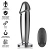 INTENSE - PLUG ANAL 10 VIBRACIONES METAL EN FORMA DE DILDO CON CONTROL REMOTO M
