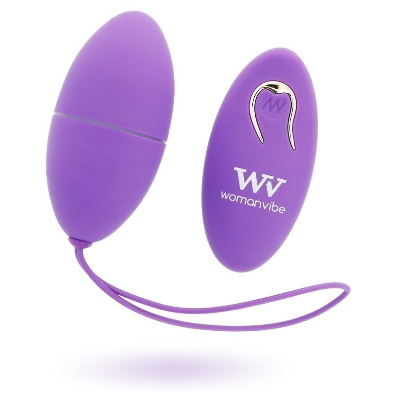 WOMANVIBE - ALSAN HUEVO CONTROL REMOTO SILICONA MORADO