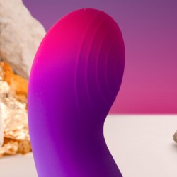 ROCKS- OFF - GLOW GIRL VIBE VIBRADOR G-SPOT DISCRETO MORADO