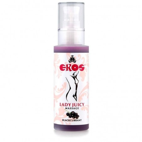 Gel Masaje Sabor Grosella Lady Juicy 125 ml