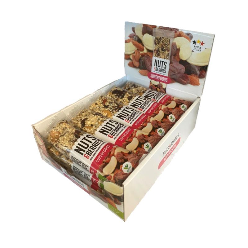 Barrita superfoods Bio 15x40g Nuts&Berries