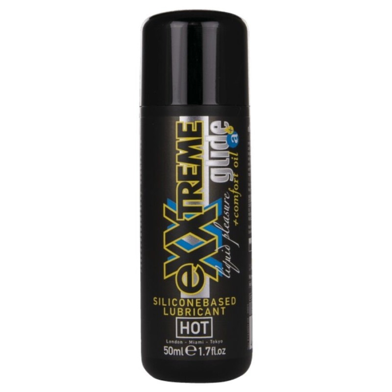 HOT - EXXTREME GLIDE LUBRICANTE BASE SILICONA ACEITE CONFORT A 50 ML