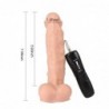 Vibrador y Rotador Realista Mike 16 cm