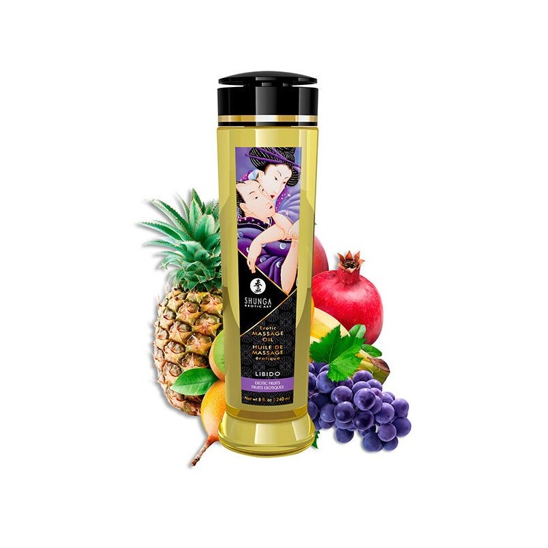 SHUNGA - ACEITE DE MASAJE ERÓTICO LÍBIDO 240 ML