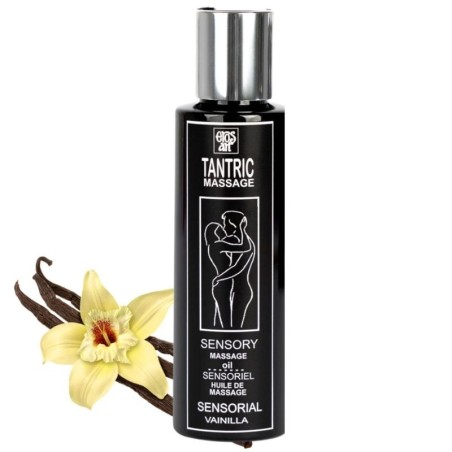 EROS-ART - ACEITE MASAJE TÁNTRICO NATURAL Y AFRODISÍACO VAINILLA 100 ML