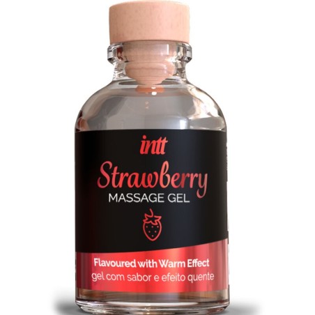 INTT MASSAGE and ORAL SEX - GEL DE MASAJE SABOR A FRESA EFECTO CALOR
