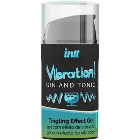 INTT - POTENTE ESTIMULANTE ÍNTIMO GEL VIBRADOR LIQUIDO GIN and TONIC 15ML