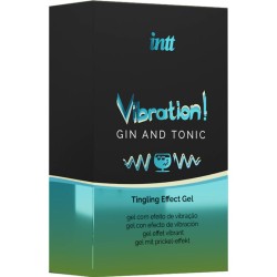 INTT - POTENTE ESTIMULANTE ÍNTIMO GEL VIBRADOR LIQUIDO GIN and TONIC 15ML