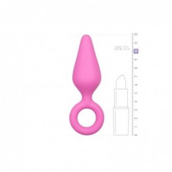 Plug de Silicona Rosa - Medium