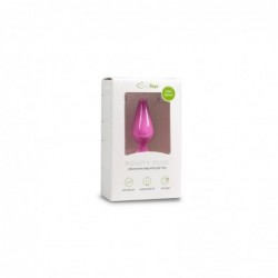 Plug de Silicona Rosa - Medium