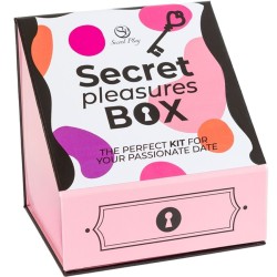 SECRET PLAY - CAJA DE PLACERES PARA PAREJAS DADOS BALA VIBRADORA PLUMERO