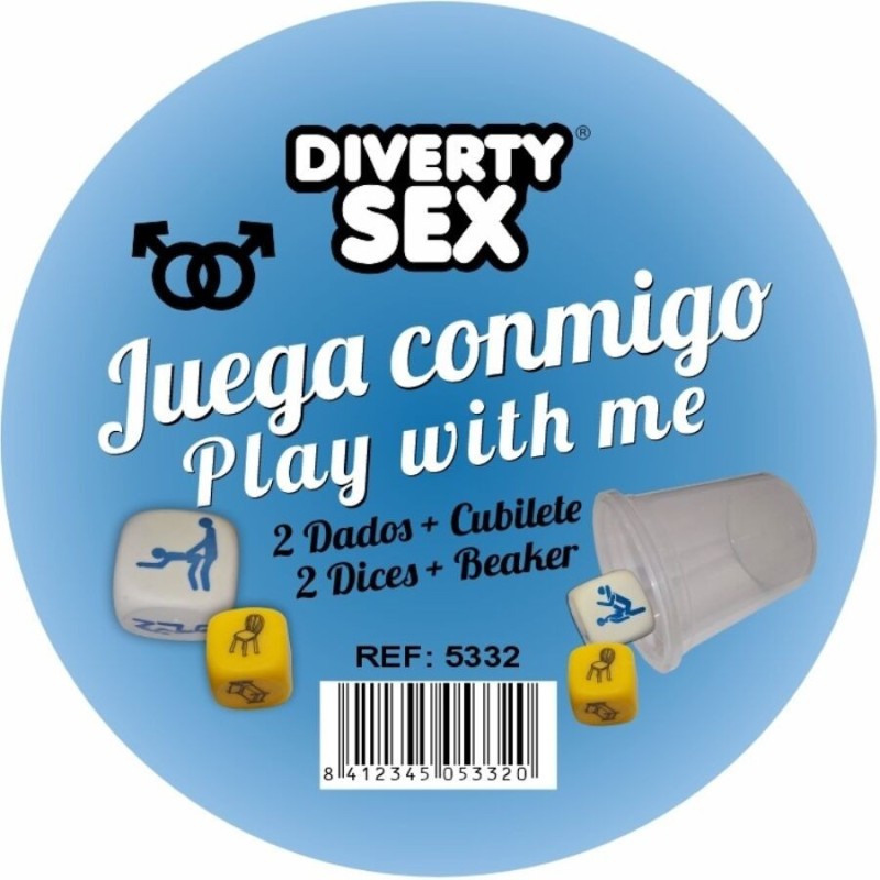 DIABLO PICANTE - DADOS LUGAR POSTURAS CHICOS CON CUBILETE