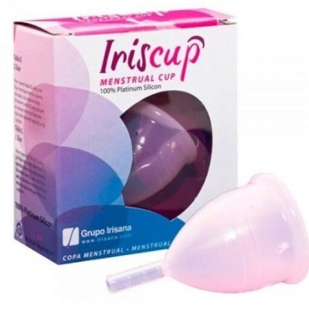 IRISCUP - COPA MESTRUAL ROSA PEQUEÑA BOLSA ESTERILIZADORA GRATIS