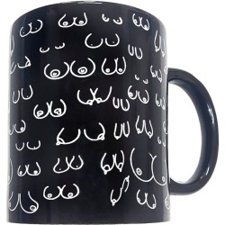 DIABLO PICANTE - TAZA NEGRA TETAS 370 ML