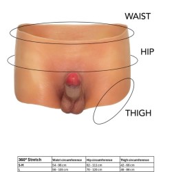 HIDDEN DESIRE - ALTER EGO BÓXER CON PENE 18 CM NATURAL TALLA S-M