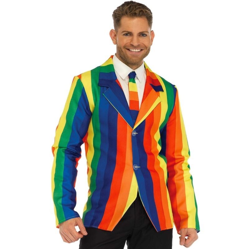 LEG AVENUE - TRAJE BLAZER CORBATA ARCOÍRIS S