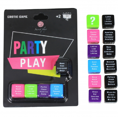SECRETPLAY - JUEGO PARTY PLAY 5 DADOS (ES-PT-EN-FR)