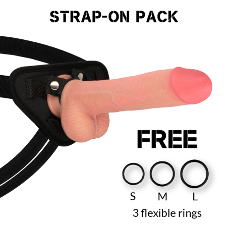 ROCKARMY - ARNÉS LIQUID SILICONE DILDO PREMIUM KINGCOBRA 24 CM -O- 4.77 CM