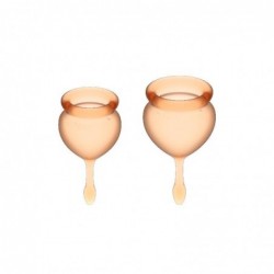 Copas Menstruales Feel Good Orange Pack de 2