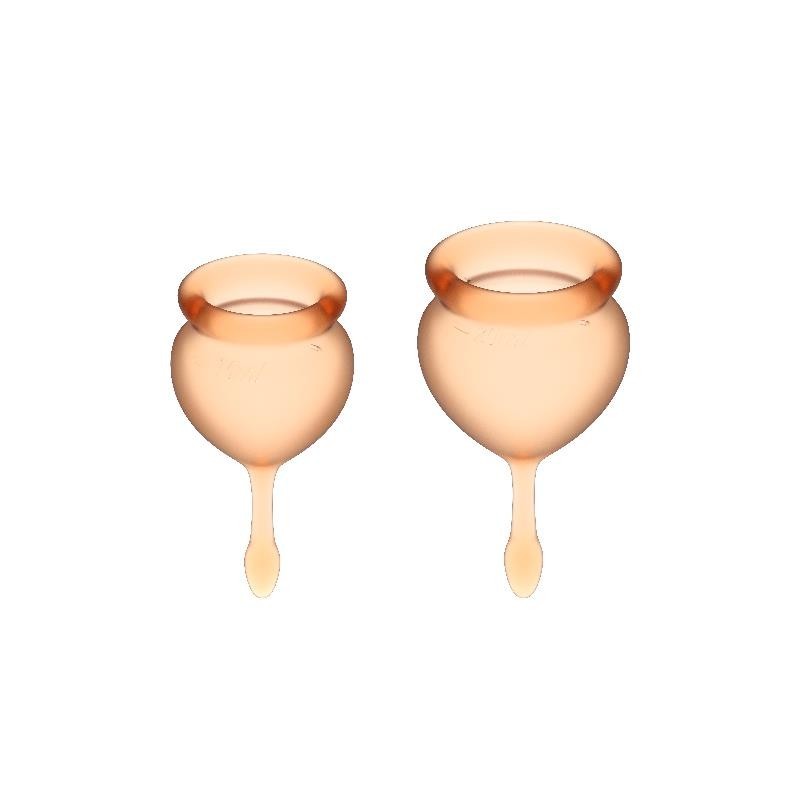 Copas Menstruales Feel Good Orange Pack de 2