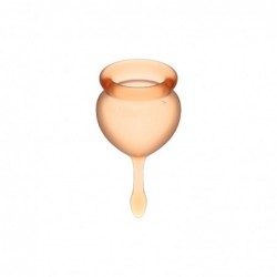 Copas Menstruales Feel Good Orange Pack de 2