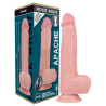 ROCKARMY - ARNÉS LIQUID SILICONE VIBRADOR CONTROL REMOTO PREMIUM APACHE 20.5 CM -O- 4.62 CM