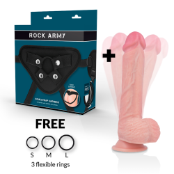 ROCKARMY - ARNES HAWK ROTADOR Y VIBRADOR 22 CM -O- 4.6 CM