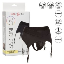 CALEXOTICS - BOUNDLESS ARNÉS TANGA CON LIGUERO S-M