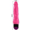 BAILE - COLORFUL SEX VIBRADOR REALÍSTICO LILA 24 CM