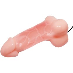 BAILE - VIBRADOR REALÍSTICO BÁRBARA NATURAL 22 CM