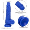 CALEXOTICS - ADMIRAL SAILOR DILDO REALÍSTICO VIBRADOR AZUL