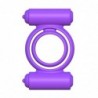 Fantasy C-Ringz Anillo Vibrador de Silicona Double Delight Púrpura