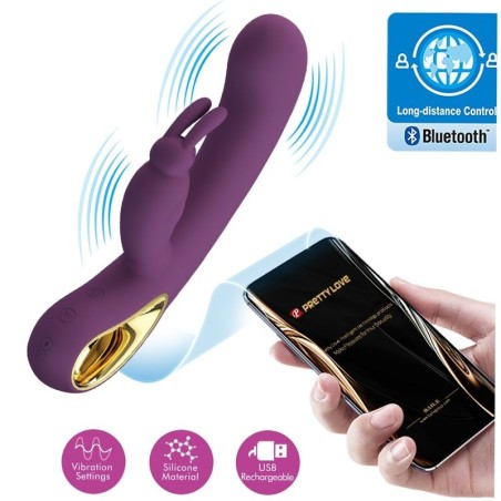PRETTY LOVE - LIAM VIBRADOR RABBIT and ESTIMULADOR PUNTO G MORADO