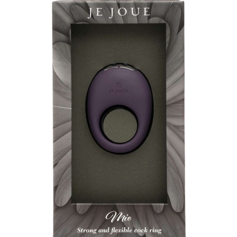 JE JOUE - MIO ANILLO PARA EL PENE VIBRADOR FUERTE Y FLEXIBLE MORADO