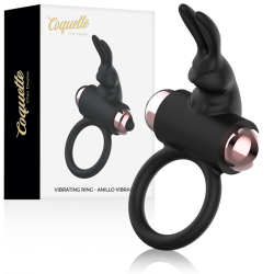 COQUETTE CHIC DESIRE - COCK RING ANILLO VIBRADOR NEGRO - GOLD