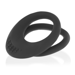 OHMAMA FETISH - DOBLE ANILLO SILICONA 3.5 CM -4.5 CM