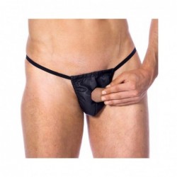 Tanga de Cuero con Abertura Talla Única