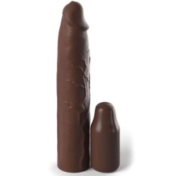 FANTASY X- TENSIONS - PIPEDREAMS SLEEVE 22,86 CM 7,62 CM PLUG BROWN