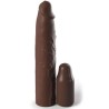 FANTASY X- TENSIONS - PIPEDREAMS SLEEVE 22,86 CM 7,62 CM PLUG BROWN