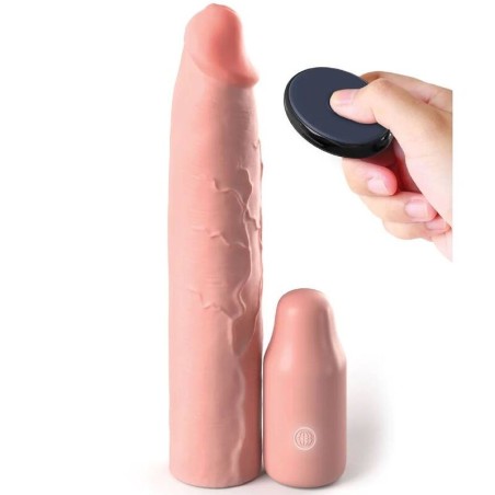 FANTASY X- TENSIONS - PIPEDREAMS SLEEVE 22,86 CM 7,62 CM PLUG REMOTE SKIN