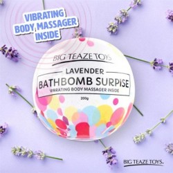 Pelota de Sal de Baño con Bala Vibradora