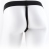 FETISH FANTASY SERIES - ARNÉS AJUSTABLE CONTROL REMOTO PENE REALÍSTICO CON TESTÍCULOS 17.8 CM