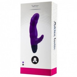 Vibrador Typhoon Silicona 17.8 x 3.9 cm Negro