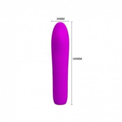 Vibrador Rotador Burke Silicona 10.6 x 3.6 cm